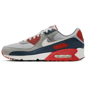 NIKE Air Max 90 Men's Shoes (7),LT Smoke Grey/Phantom-Armory Navy
