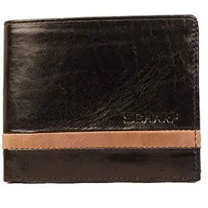 SCHARF Men's Genuine Leather Bi-Fold Wallet for Men MWA12V