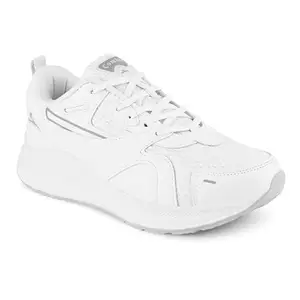 COMBIT PUNCH-09 Men's Sports Running Shoes (White-Light-Grey)_6 UK