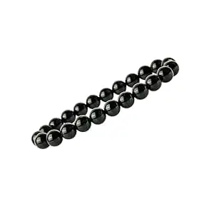 GEMSMANTRA Natural Gemstone 8 mm Bracelet for Men & Women | Stretchable Crystal Beads | Spiritual Meditation Bracelet | Regular & Mahashivratri Energized Variants