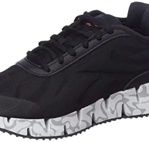 REEBOK Women Textile,Synthetic Rubber Zig DYNAMICA 3.0 Running Shoes CBLACK/CDGRY7/WHITE UK-3