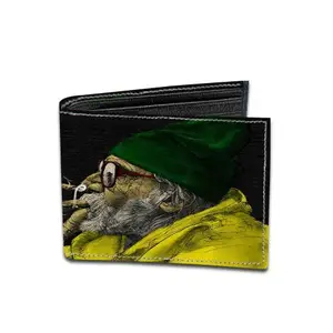 FASHION DUET Fashionduet Canvas Wallet for Men,Boys.6 Card Holder Wallet Black,Genuine Leather Stylish bi-fold Canvas Printed Designer Multicolor Genuine Leather Wallet and Purse Card Holder