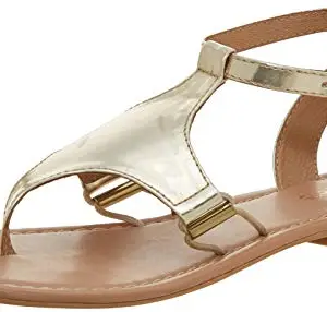 Tao Paris Women's Gold Fashion Sandals - 4 UK/India (36 EU)(2384665)