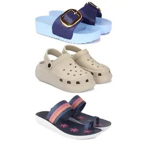 sandal for Women's,slip-ons,quality casaul sandals for Women's PCV-SAN-(3-COMBO)-1995-OO1-1991-8-EURO-39