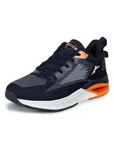 ABROS Men's Arrow ASSG1249 Sports Shoes_Navy/Orange_8UK