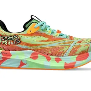 ASICS Womens Noosa TRI 15 Lime Burst/Illuminate Mint Running Shoe - 3 UK (1012B429.301)