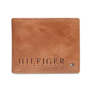 Tommy Hilfiger Men Leather Multicard Coin Wallet - Tan, (Orkney)