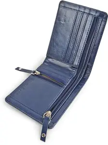Classic World Men Blue Artificial Leather Wallet (6 Card Slots) LUS-29CHANGER-BLUE_CW