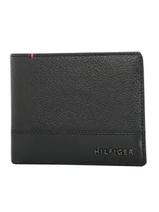 Tommy Hilfiger Aurelio Men Leather Global Coin Wallet Black