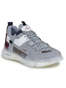 ABROS Men's Scorpio-O ASSG1127O Sports Shoes_L.Grey/Navy_10UK