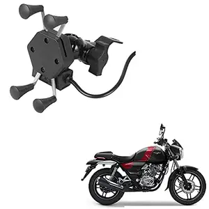 Auto Pearl -Waterproof Motorcycle Bikes Bicycle Handlebar Mount Holder Case(Upto 5.5 inches) for Cell Phone - Bajaj V 150