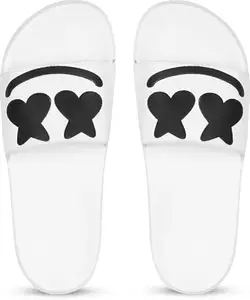 WINGCRAFT Men's Rover Lightweight Comfortable| Slides |Sandals for Men and Boys (White)