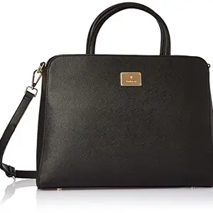 Van Heusen Women's Western Zipper Casual Handbag (Black)