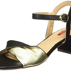 Lee Cooper Women Black Fashion Sandals-4 UK (37 EU) (LF5189A)