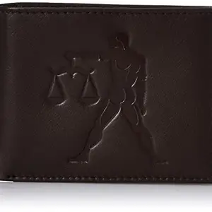 Dark Brown Colour Stylish Leather Wallet Only for Boys with Coin Pocket of JusTrack Brand (LWM00188-JT_22)