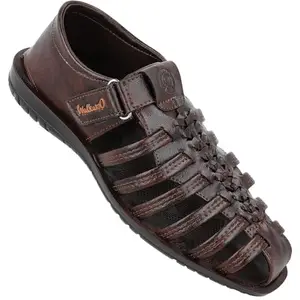 WALKAROO WG5770 Mens Casual Wear and Regular use Sandals - Brown