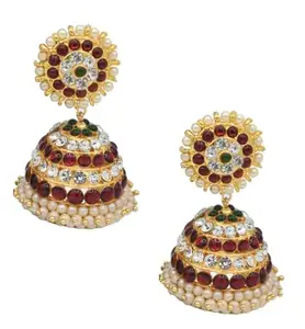 GVG products classical Bharatanatyam Dance Jewellery JHUMKIES(NO.5)