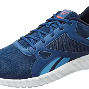 Reebok Men Synthetic/Textile ROUT 2 M Running Shoes Batik Blue/Essential Blue/White/VE UK-7
