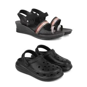 Women's Comfortable Sandal,Casual Lightweight Sandal for Everyday Wear | (Combo 2)-1960-O23-8-EURO-39