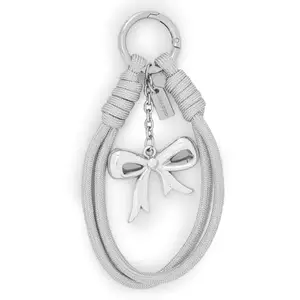 Miraggio Silver Dazzle Charm | Charms For Bags | Aesthetic Keychains For Handbags