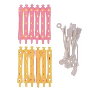 GIRLYZ ATTIRE 12pcs Hair Perm Rods Set, Hair Perm Rods Cold Wave Rods,Short Curlers Rollers,Hair Perm Rod Set Salon Plastic Perming Rods Hair Curling Roller Hairdressing Styling Tool For unisex.