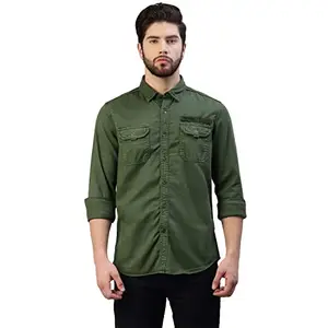 Royal Enfield MLG Tape Outdoors Shirt Dark Olive