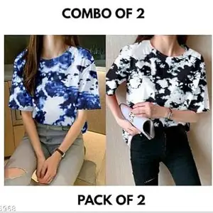 Trendy Women’s T-Shirt – Soft, Stylish, and Comfortable Tee for Everyday Fashion and Casual Wear Design No SH-P3020 bluetai Whiteshade L