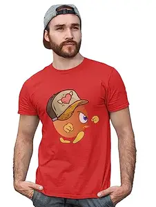Danya Creation Very Angry at You Emoji T-Shirt (Red) - Clothes for Emoji Lovers - Suitable for Fun Events - Foremost Gifting Material for Your Friends and Close Ones