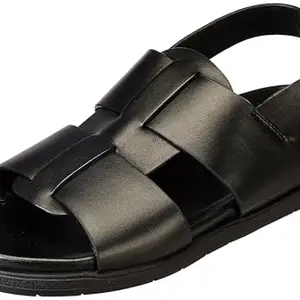 Louis Philippe_Mens__Sandal_(LPSCRGFF90002_Black_11)