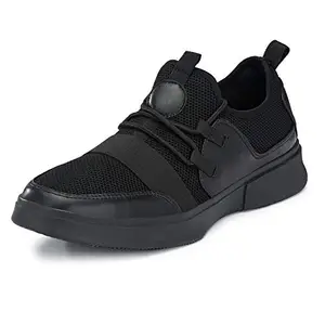 Klepe Men Black Running Shoes-8 UK (42 EU) (9 US) (LS3441/BLK)