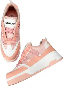 STALAG Lightweight| Stylish Designed Sport Shoes Running, Walking for Women ST_102_Pink_6