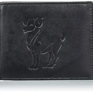 Justrack Dark Black Color Genuine Leather Purse Only for Men with Currency Compartment (LWM00185-JT_7)