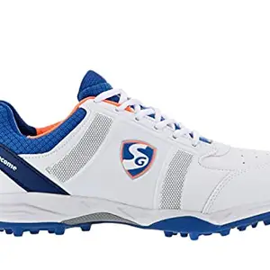 SG Unisex-Adult Orange Cricket Sports Shoe - 4 UK (SG01CR161059)