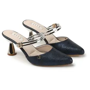 Elle Women Sandal,Navy Blue,UK-3