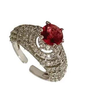 MKT Fashion red ad ring