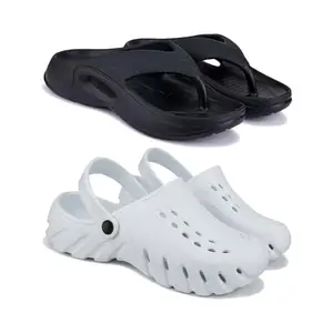 BERSACHE Lightweight Stylish Sandals for MenZ-Combo(PR)-6061-6003 Multicolor