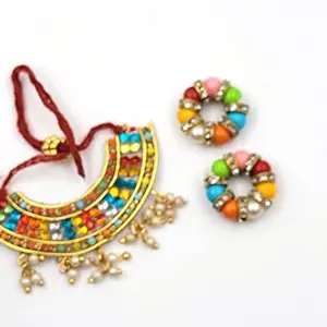 Laddu Gopal Ornaments Necklace Jewellery| Thakurji Kaanha Ji Radha Rani Deity Necklace Bangles Size 3,4 &5