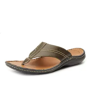 Clarks Men Olive Leather Formal Shoes-7 UK/India (41 EU) (91261469067070)