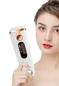 Dratal IPL Permanent Hair Removal System,Professional Painless Laser epilator for Women & Men, Electric Facial Body Hair Professional Remover Device Use at Home Anytime(White Gold)