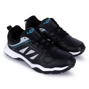 Lancer Mens HECTOR-253BLK-LGR Black Running Shoe, 6