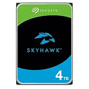 Seagate Skyhawk 4TB Video Internal Hard Drive HDD – 3.5 Inch SATA 6Gb/s 64MB Cache for DVR NVR Security Camera System