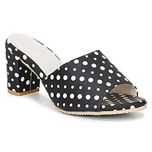 CORTICA Comfortable And Stylish Block Heels Pumps Sandals For Women And Girls