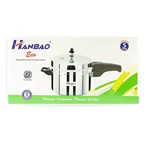 HANBAO Wrought Aluminium 5 litres Pressure Cooker, ECO (5000ml) price in India.