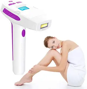Dratal Facial & Body Permanent Hair Removal Device For Women & Men, Hair Removal System, Upgrade Ice Compress, 300,000 Flashes Hair Remover