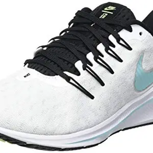 Nike Womens Air Zoom Vomero 14 White/Glacier ICE-Black-Pure Platinum Running Shoe - 4 UK (6.5 US) (AH7858-103)