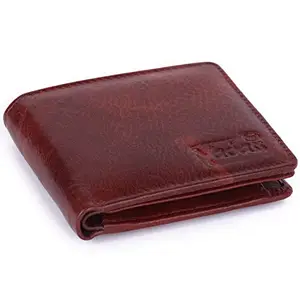 YADASS RFID Protected Leather Bi-fold Wallet for Men I 8 Card Slots I 2 Currency Compartments (YD-22105-BW)