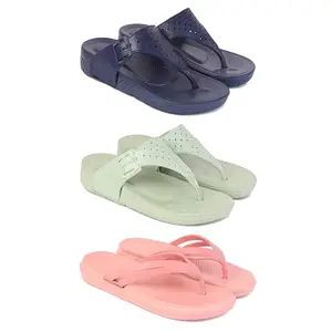 Trendy Open-Toe Sandals for Women – Soft Padded Footbed, Summer Wear | (COMBO-3)-1985-1983-1975-6-EURO-37