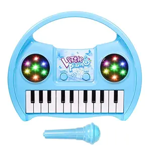 KidPlay Products Little Pianist Singing Musical Karaoke Lights Up Keyboard