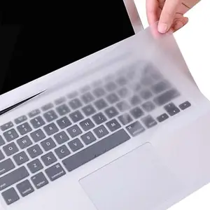 DivinousGem Silicone Keyboard Protector | Universal Transparent Laptop Keyboard Cover | Ultra-Thin Waterproof Dustproof Keyboard Skin | Durable Silicone Protective Mat for Laptops & Keyboards