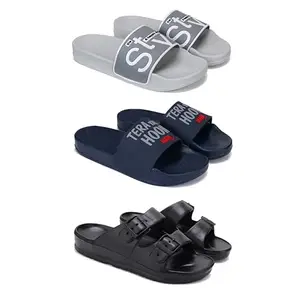 Men's Sandals | Lightweight Wear| Stylish & Easy to Wear For Men's GP-SAN-(3-COMBO)-1589-1588-3115-6